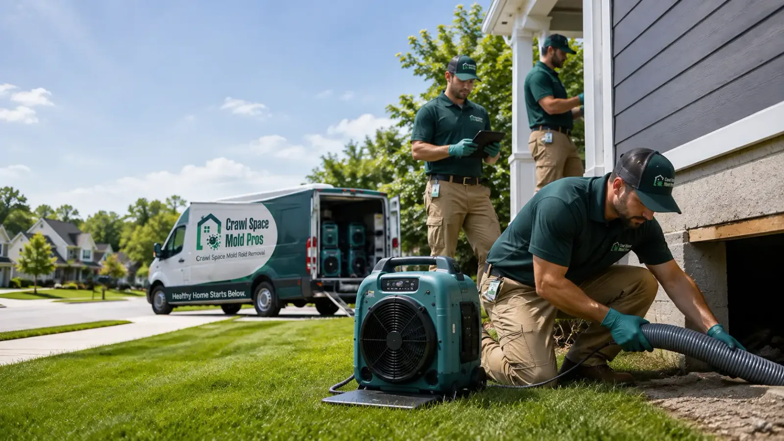 Crawl Space Mold Removal in Mechanicville, NY